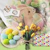 5 Spring Easter bunny cross stitch digital printable A4 PDF pattern for home decor and gift.jpg
