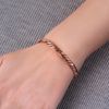 narrow pure copper wire wrapped bracelet bangle handmade jewelry antique style art 7th 22nd anniversary gift her woman man (3).jpeg