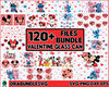 130 Valentine Cartoon Png Glass Can, Happy Valentine 16oz Libbey Glass Wrap Png, Valentine Mickey Png, Funny Valentine Png, Instant Download.jpg