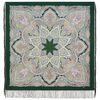 women green pavlovo posad shawl wrap size 125x125 cm  2027-9