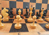 classic soviet wooden chess pieces set of the 1960s