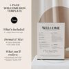 Minimalist One-Page Welcome Sign for Airbnb or VRBO Hosts House Rules, Wi-Fi, Check-Out Info, Vacation Rental Decor (2).jpg