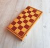 old wooden soviet folding 40 cm chess board only