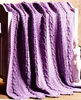 double cable afghan crochet pattern