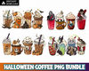 4 Halloween Coffee Png Bundle, Harry Fall coffee PNG, Villains Latte, Fall latte png, Horror Movie Inspired Coffee, Sublimation design Png Instant Download.jpg