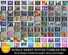 100 Tumbler Harry potter Bundle, Harry potter png, Sublimation Tumbler bundle, 20oz skinny Tumbler Bundle.jpg