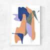 3 bright modern abstract posters digital art