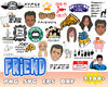 Friends Bundle Svg, Best Friends Svg, Friendship Svg, Bff Clipart, Cut File .jpg