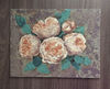 "Roses" oil small impasto painting flower stilllife original wall art picture artwork floral