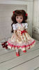 With red flowers dress for Little Darling dolls-1.jpg