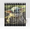 Baby Yoda Mandalorian Shower Curtain.png