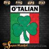 Irish Shamrock O'Talian italian st Patty day SVG Png DXF EpS.jpg