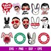 Bad Bunny SVG Bundle, Bad Bunny Svg Bundle, Instant Download, Bundle For Svg, png, eps, dxf file.jpg
