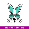 Bunny Boy With Sunglasses, Bunny Boy With Sunglasses Svg, Happy Easter Svg, Easter egg Svg, Spring Svg, png, dxf, eps file.jpg