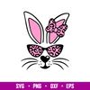 Bunny Girl With Sunglasses, Bunny Girl With Sunglasses Svg, Happy Easter Svg, Easter egg Svg, Spring Svg, png,eps, dxf file.jpg