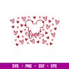 Love Ears Full Wrap,Love Mickey Mouse Full Wrap Svg, Starbucks Svg, Coffee Ring Svg, Cold Cup Svg, png, dxf, eps file.jpg
