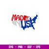 Made In USA Map,Made In USA Map Svg, 4th of July Svg, Patriotic Svg, Independence Day Svg, USA Svg, png,dxf,eps file.jpg