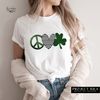 Peace Love St Patricks shirt mockup.png