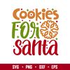 Cookies for Santa, Cookies for Santa Svg, Santa Plate Svg, Merry Christmas Svg, dxf, eps, png file.jpg