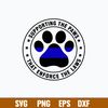 Supporting The Paws That Enforce The Laws Police Officer Svg, Png Dxf Eps File.jpg