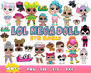 Lol Doll Bundle Svg, Baby Dolls Svg, Lol Surprise Svg, Lol Quenn Svg, Png Dxf Eps File .jpg