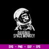 Original Space Monkey Svg, Astronaut Monkey Svg, Png Dxf Eps File.jpg