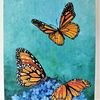 Monarch-butterflies-on-a-hydrangea-flower-acrylic-painting-on-canvas-wall-decor.jpg