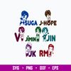 Adorable 7 Different TinyTan BTS Svg, Kpop Star Svg, Adorable TinyTan Svg, Png Dxf Eps File.jpg