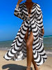 Allover Print Belted Kimono Oversized Cover Up Beachwear Swimming (1).jpg