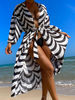 Allover Print Belted Kimono Oversized Cover Up Beachwear Swimming (2).jpg