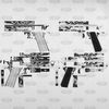 VECTOR DESIGN Colt 1911 government Snake and flowers Updated 4.jpg