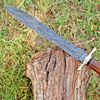 Handmade forged damascus steel double edge dagger sword near me in alaska.jpg
