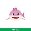 Baby Shark Png, Shark Family Png, Ocean Life Png, Cute Fish Png, Shark Png Digital File, BBS04.jpeg