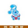 Blues Clues Svg, Blue’s Clues Paw Print Svg, Blues Dog Svg, Cartoon Svg, Png Dxf Eps Pdf File, BC04.jpg