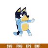 Bluey Heeler Svg, Bluey Svg, Bluey Dog Svg, Bluey Silhouette Svg, Cartoon Svg, Png Dxf Eps Pdf File, BY15.jpg
