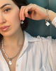 Pearl Set Necklace Bracelet Earrings PEARL & CHAIN