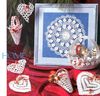 Christmas Ornaments Hearts Crochet Vintage Pattern