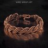 bracelet bangle handmade wrapping jewelry woven weaved jewellery antique style 7th 22nd anniversary gift (1).jpeg