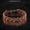 bracelet bangle handmade wrapping jewelry woven weaved jewellery antique style 7th 22nd anniversary gift (5).jpeg