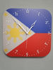Philippines flag clock for wall, Philippines wall decor, Philippines gifts (Filipinos)