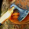 Custom Handmade Steel Tomahawk Axe Throwing Viking Axe.jpeg