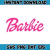 Barbie Svg, SVG, Princess Silhouette, pink doll Svg, Girl Svg, Sticker Clipart, Svg Files for Cricut , SVG - PNG Decal (84).jpg