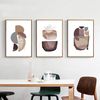 Abstract Printable Art, Set Of 3 Posters, Abstract Large Art, Living Room Wall Art, Instant Download, Scandi Art Prints