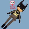 Batman doll sewing  pattern and Tutorial PDF Rag doll pattern Cloth doll pattern  Plush pattern DIY doll 1.png