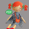 Rag doll pattern  & sewing Tutorial PDF Cloth doll pattern DIY doll Handmade doll Heirloom doll Fabric doll pattern 1.png