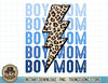 Retro Leopard Boy Mom Lightning Bolt Western Country Mama T-Shirt copy.jpg