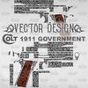 VECTOR DESIGN Colt 1911 government Ornament 1.jpg