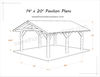 Diy 14 х 20 gable pavilion plans in pdf gazebo plans.jpg