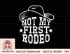 not my first rodeo western wear Vintage Hat cowboy men women T-Shirt copy.jpg