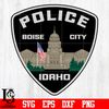Badge Police Boise City Idaho svg eps dxf png file.jpg